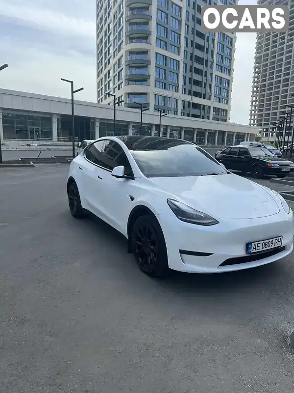 Внедорожник / Кроссовер Tesla Model Y 2022 null_content л. Автомат обл. Днепропетровская, Днепр (Днепропетровск) - Фото 1/12