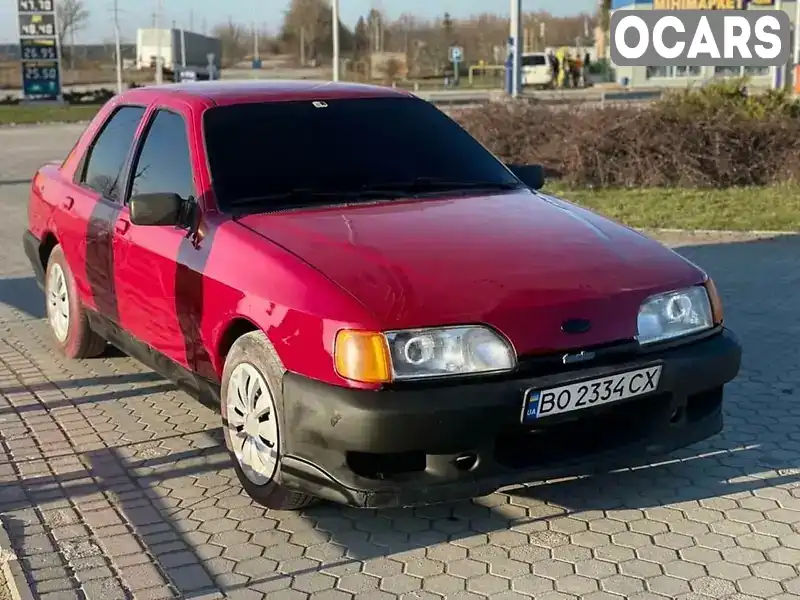 Седан Ford Sierra 1987 2 л. Ручная / Механика обл. Тернопольская, Кременец - Фото 1/9