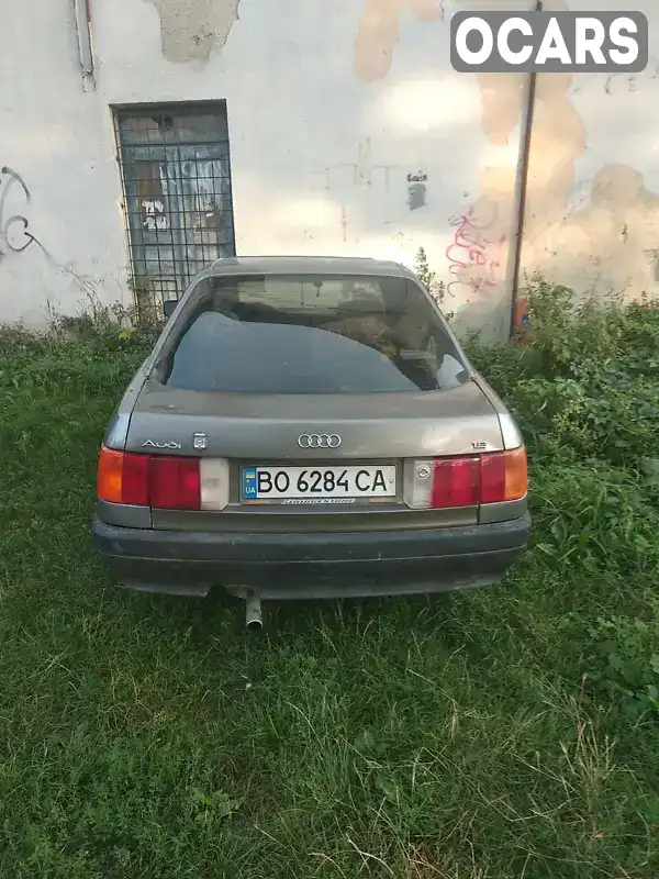 Седан Audi 80 1988 1.78 л. Ручна / Механіка обл. Тернопільська, Тернопіль - Фото 1/3