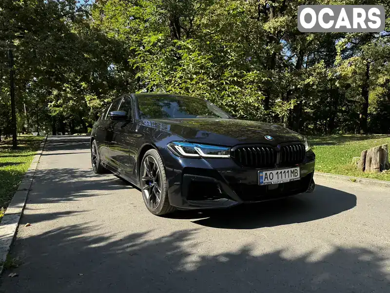 Седан BMW 5 Series 2021 3 л. Автомат обл. Закарпатська, Тячів - Фото 1/21