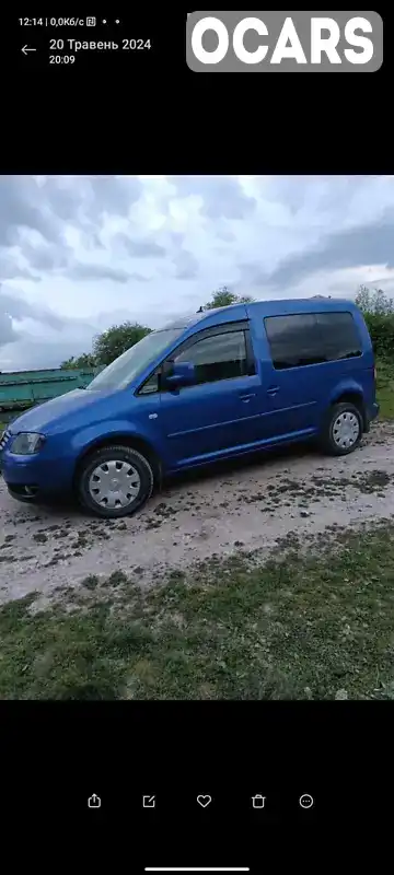 Минивэн Volkswagen Caddy 2006 1.9 л. Ручная / Механика обл. Тернопольская, location.city.pochaiv - Фото 1/16