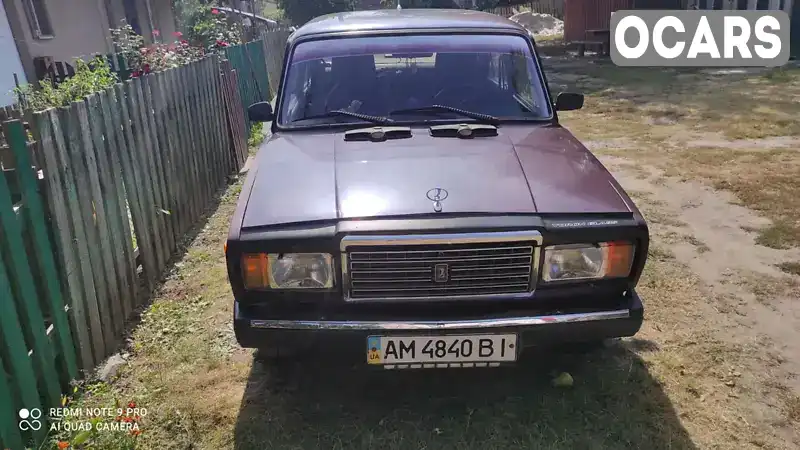 Седан ВАЗ / Lada 2107 2006 1.5 л. Ручная / Механика обл. Житомирская, Овруч - Фото 1/12