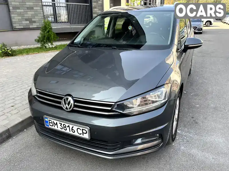 Мікровен Volkswagen Touran 2017 1.6 л. Автомат обл. Сумська, Тростянець - Фото 1/11