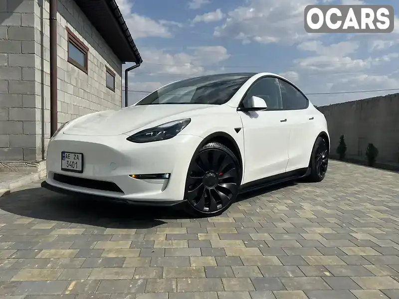 Внедорожник / Кроссовер Tesla Model Y 2021 null_content л. Автомат обл. Днепропетровская, Днепр (Днепропетровск) - Фото 1/21