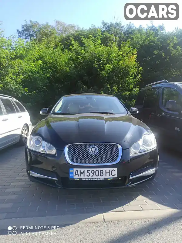 Седан Jaguar XF 2008 2.72 л. Автомат обл. Житомирська, Звягель - Фото 1/9