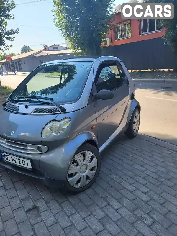 Кабріолет Smart Fortwo 2000 0.6 л. Автомат обл. Дніпропетровська, Тернівка - Фото 1/13