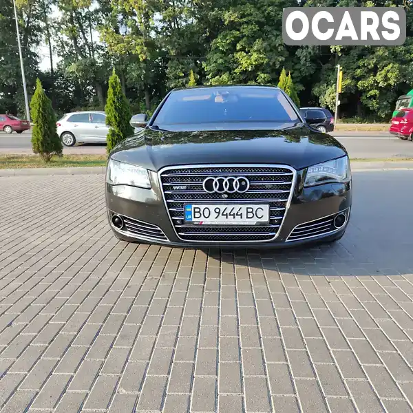 Седан Audi A8 2012 6.3 л. Автомат обл. Тернопольская, Тернополь - Фото 1/21