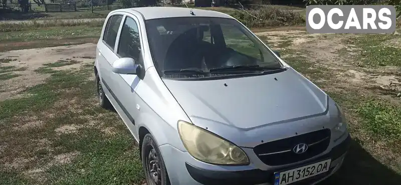 Хэтчбек Hyundai Getz 2010 1.4 л. Ручная / Механика обл. Полтавская, Гребенка - Фото 1/4