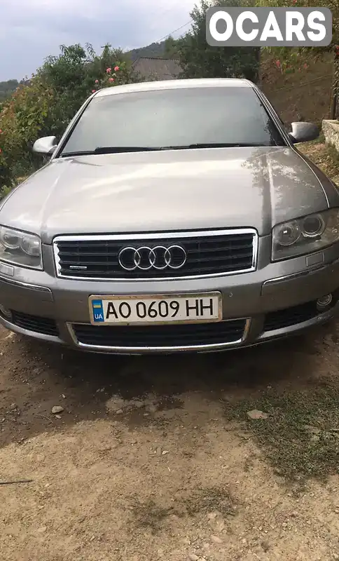 Седан Audi A8 2004 2.97 л. Автомат обл. Закарпатська, Свалява - Фото 1/15