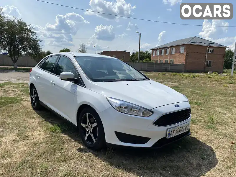 Седан Ford Focus 2016 1.6 л. Ручна / Механіка обл. Полтавська, Зіньків - Фото 1/21