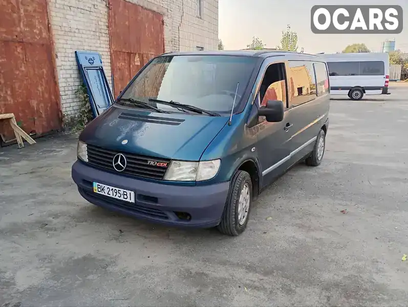 Мінівен Mercedes-Benz Vito 2000 2.15 л. Ручна / Механіка обл. Рівненська, Костопіль - Фото 1/17