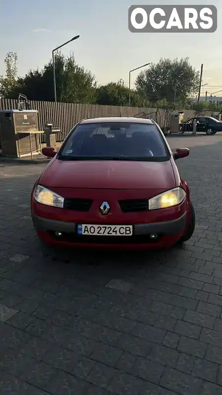 Хетчбек Renault Megane 2003 1.9 л. Ручна / Механіка обл. Закарпатська, Ужгород - Фото 1/6