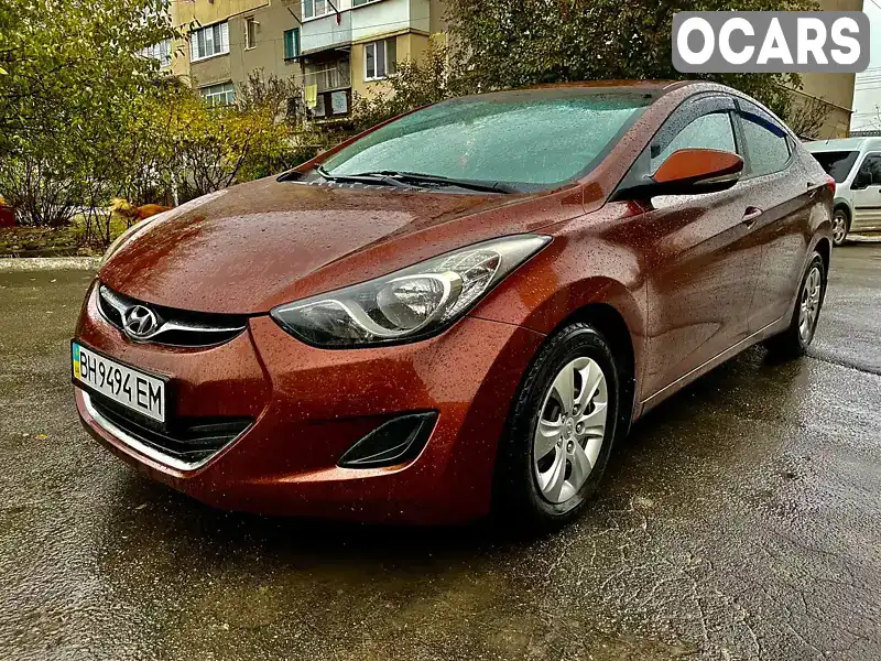 Седан Hyundai Elantra 2013 1.59 л. Автомат обл. Одеська, location.city.velykodolynske - Фото 1/17