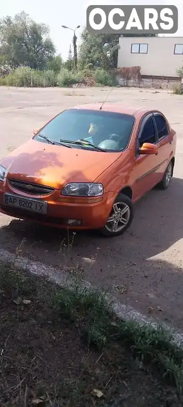 Седан Chevrolet Aveo 2005 1.5 л. Ручная / Механика обл. Запорожская, Запорожье - Фото 1/4