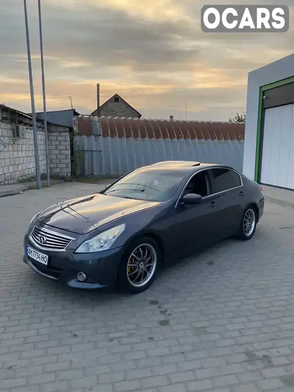 Седан Infiniti G37 2012 3.7 л. Автомат обл. Житомирская, Житомир - Фото 1/11