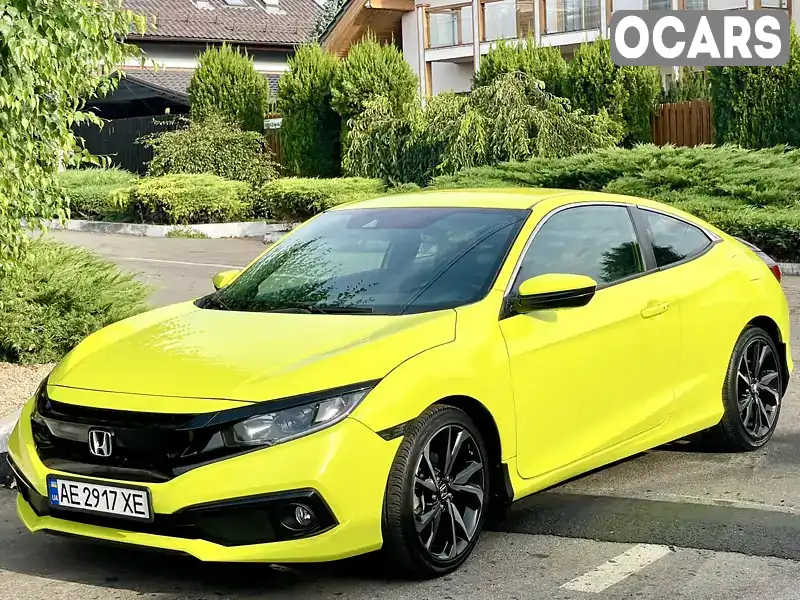 Купе Honda Civic 2019 2 л. Автомат обл. Днепропетровская, Днепр (Днепропетровск) - Фото 1/21