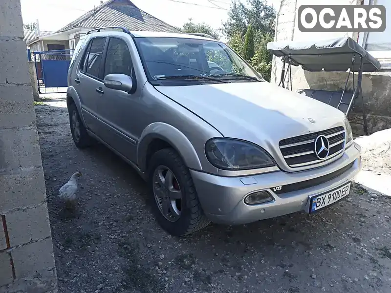 Позашляховик / Кросовер Mercedes-Benz M-Class 2002 4 л. Автомат обл. Тернопільська, Теребовля - Фото 1/14