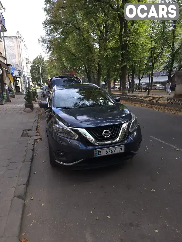 Внедорожник / Кроссовер Nissan Murano 2016 3.5 л. Вариатор обл. Полтавская, Полтава - Фото 1/11