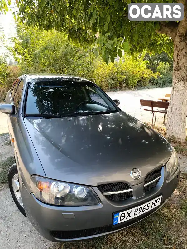 Седан Nissan Almera 2003 1.5 л. Ручна / Механіка обл. Хмельницька, Кам'янець-Подільський - Фото 1/16