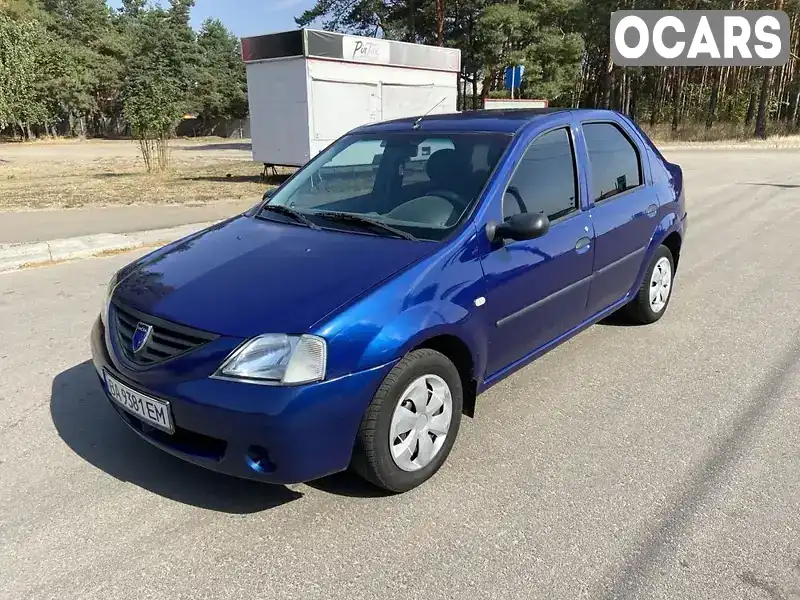 Седан Dacia Logan 2005 1.4 л. Ручна / Механіка обл. Кіровоградська, Кропивницький (Кіровоград) - Фото 1/9