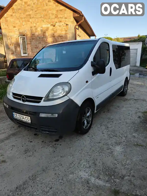 Мінівен Opel Vivaro 2002 1.87 л. Ручна / Механіка обл. Чернівецька, Чернівці - Фото 1/21