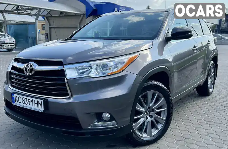 Позашляховик / Кросовер Toyota Highlander 2016 2.67 л. Автомат обл. Волинська, Луцьк - Фото 1/21