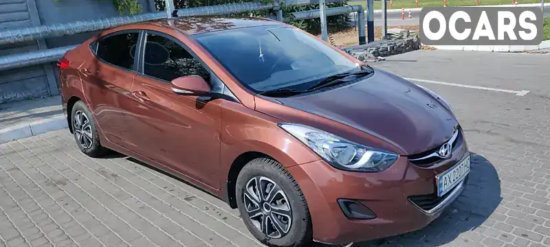 Седан Hyundai Elantra 2013 1.6 л. Ручная / Механика обл. Харьковская, Харьков - Фото 1/21