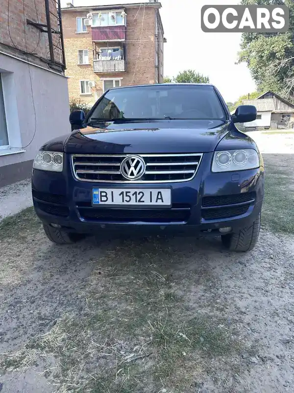 Внедорожник / Кроссовер Volkswagen Touareg 2005 2.46 л. Ручная / Механика обл. Полтавская, Гадяч - Фото 1/12