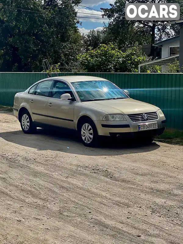 Седан Volkswagen Passat 2004 1.98 л. Ручная / Механика обл. Черниговская, Прилуки - Фото 1/15