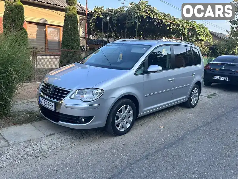 Минивэн Volkswagen Touran 2008 1.39 л. Ручная / Механика обл. Закарпатская, Виноградов - Фото 1/12