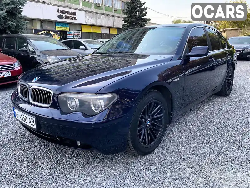 Седан BMW 7 Series 2004 2.99 л. Автомат обл. Запорожская, Запорожье - Фото 1/21