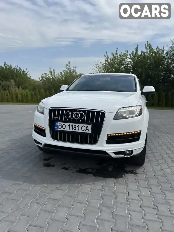 Позашляховик / Кросовер Audi Q7 2011 3 л. Автомат обл. Тернопільська, Зборів - Фото 1/21