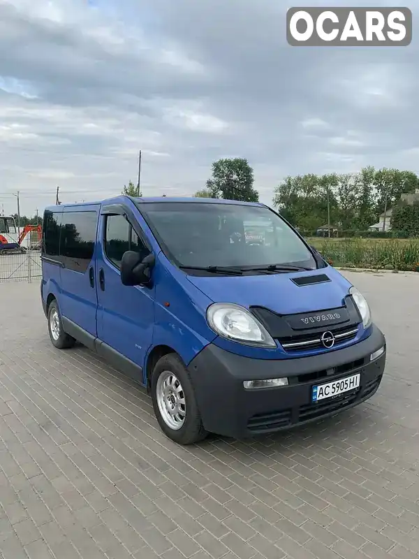 Мінівен Opel Vivaro 2004 1.87 л. Ручна / Механіка обл. Волинська, Іваничі - Фото 1/21