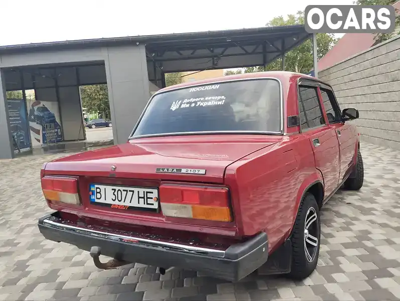 Седан ВАЗ / Lada 2107 2007 1.45 л. Ручная / Механика обл. Полтавская, Гадяч - Фото 1/13