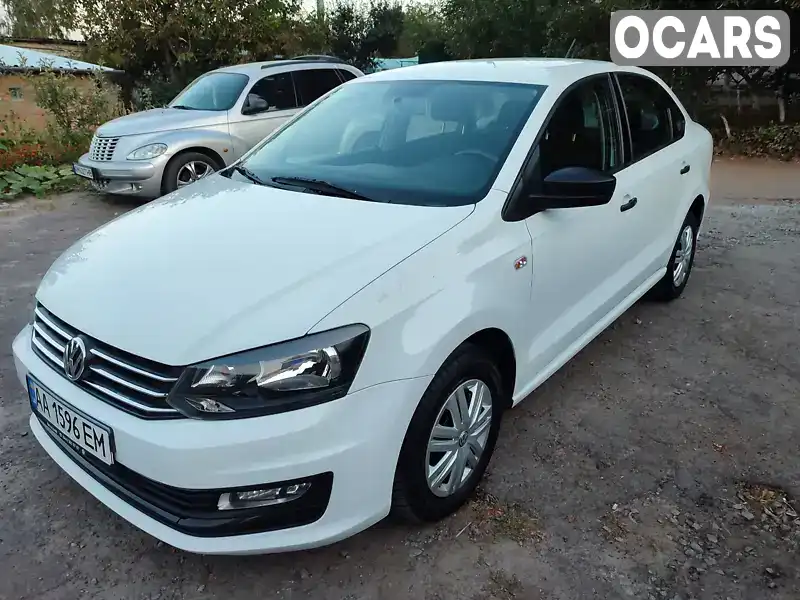 Седан Volkswagen Polo 2019 1.6 л. Ручна / Механіка обл. Житомирська, Бердичів - Фото 1/21