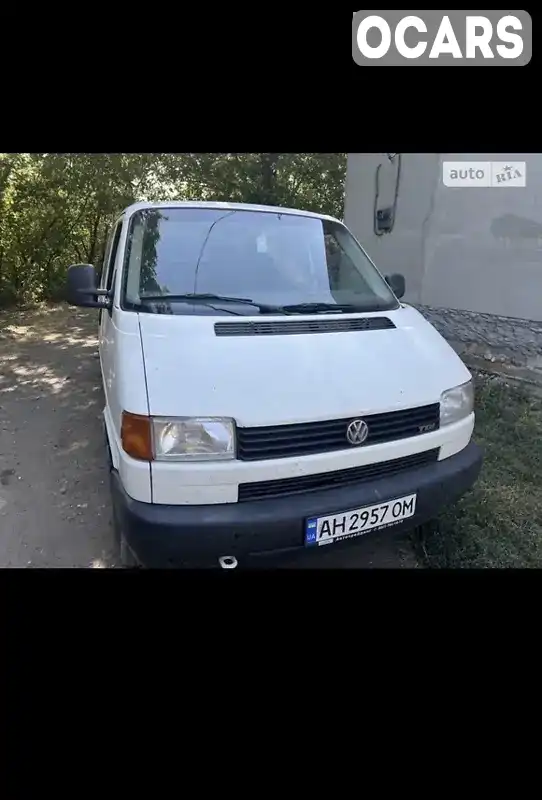 Минивэн Volkswagen Transporter 2002 2.46 л. Ручная / Механика обл. Донецкая, Славянск - Фото 1/5