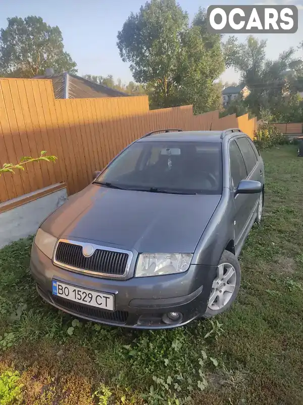 Универсал Skoda Fabia 2005 1.39 л. Ручная / Механика обл. Тернопольская, Теребовля - Фото 1/9