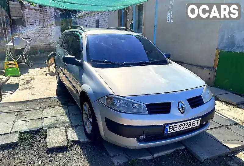 Універсал Renault Megane 2004 1.9 л. Ручна / Механіка обл. Миколаївська, Миколаїв - Фото 1/14