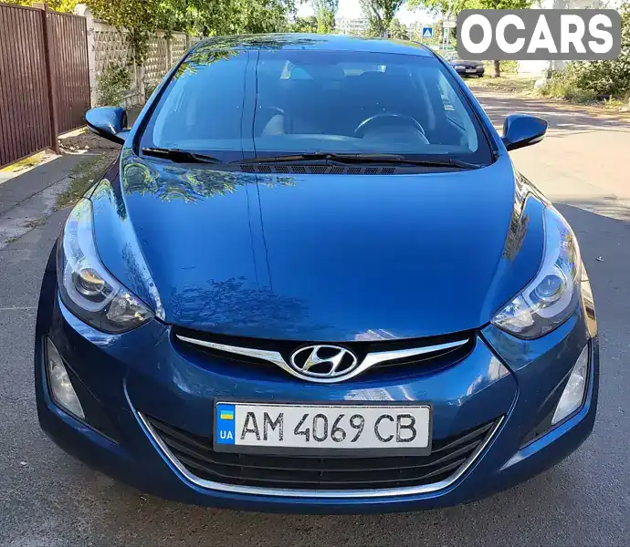 Седан Hyundai Elantra 2014 1.8 л. Автомат обл. Київська, Київ - Фото 1/14