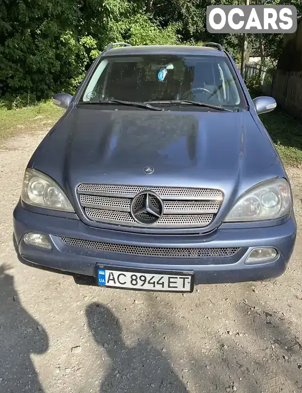 Внедорожник / Кроссовер Mercedes-Benz M-Class 2004 2.69 л. Автомат обл. Волынская, Владимир-Волынский - Фото 1/12