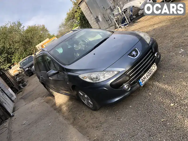 Универсал Peugeot 307 2007 1.56 л. Ручная / Механика обл. Житомирская, Любарь - Фото 1/9