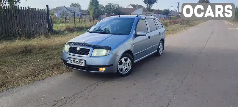 Универсал Skoda Fabia 2002 1.4 л. Ручная / Механика обл. Черниговская, Корюковка - Фото 1/9