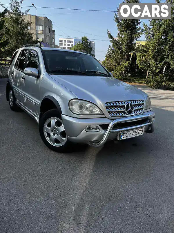 Внедорожник / Кроссовер Mercedes-Benz M-Class 2002 2.69 л. Автомат обл. Тернопольская, Тернополь - Фото 1/18