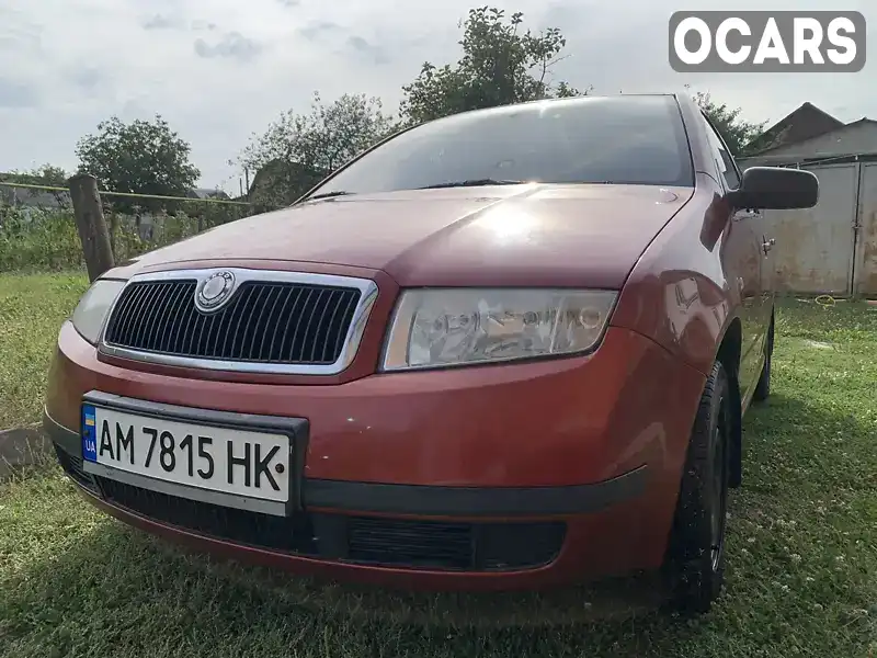 Хетчбек Skoda Fabia 2002 1.39 л. Ручна / Механіка обл. Житомирська, Черняхів - Фото 1/13