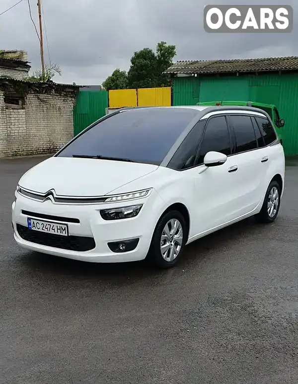 Мінівен Citroen Grand C4 Picasso 2014 1.6 л. Ручна / Механіка обл. Волинська, Володимир-Волинський - Фото 1/21