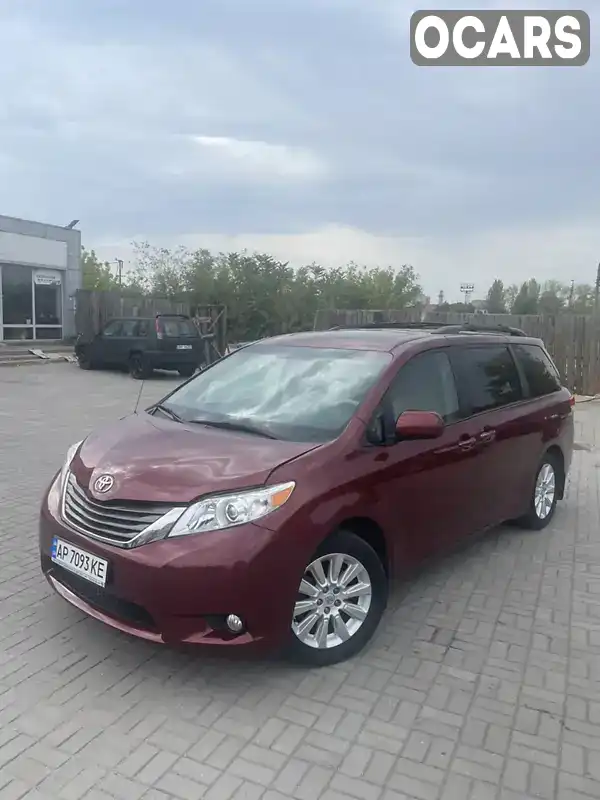 Мінівен Toyota Sienna 2014 3.46 л. Автомат обл. Запорізька, Запоріжжя - Фото 1/21