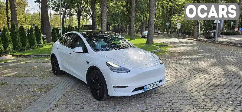 Внедорожник / Кроссовер Tesla Model Y 2021 null_content л. Автомат обл. Харьковская, Харьков - Фото 1/21