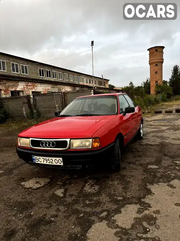 Седан Audi 80 1991 1.6 л. Ручна / Механіка обл. Львівська, Золочів - Фото 1/7