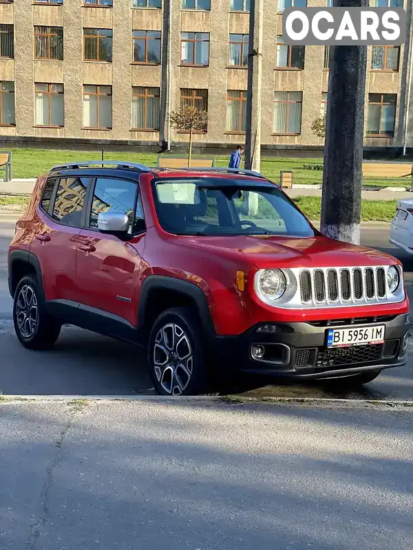 Позашляховик / Кросовер Jeep Renegade 2016 2.36 л. Автомат обл. Полтавська, Кременчук - Фото 1/16