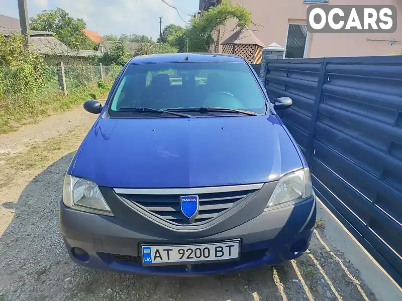 Седан Dacia Logan 2007 1.6 л. Ручна / Механіка обл. Івано-Франківська, location.city.radcha - Фото 1/9